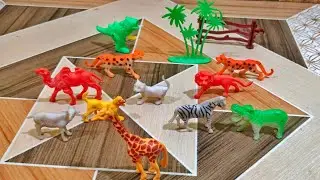 Animal Toys Unboxing | Animal Toy Collection | Farm and Wild Animal T...