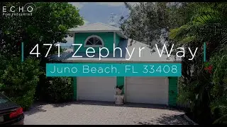 Home for Sale with 3 beds - 1.5 baths: 471 Zephyr Way, Juno Beach, FL 33408 - Echo Fine Properties