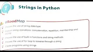 Strings in Python | up to String operations | Class 7 CBSE | Academic Year 2025