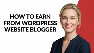 How to Earn From Wordpress Website Blogger - Julia'sTutorials