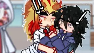 [𝑲𝒊𝒎𝒆𝒕𝒔𝒖 𝑨𝒄𝒂𝒅𝒆𝒎𝒚] ❝𝙂𝙤𝙙, 𝙜𝙞𝙫𝙚 𝙢𝙚 𝙖 𝙨𝙞𝙜𝙣!❞ | Rengiyu | LATE Trend | Demon Slayer, MY AU | Gacha Club 2