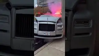Rolls-Royce accident 😭😱😱 #rollsroyce #accident #caraccidentlawyers #usa #usaaccident