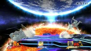 We Are Smash Free for all match Karnian (Link) Capt W (Ganon) Kaz (Bowser Jr)