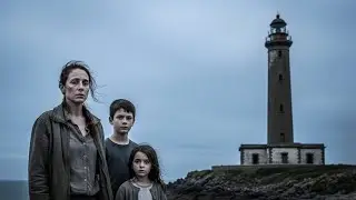 la viuda halló refugio con sus hijos en un faro abandonado — pero la luz no venía del mar