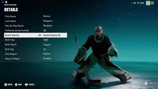 NHL 26 - руководство для вратарей по стойкам.