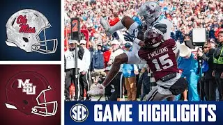 No. 7 Ole Miss Rebels at Mississippi State Bulldogs | Game Highlights | 2025 SEC Football