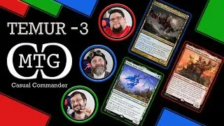 Temur -3 Official Pre Season Game - MTG Casual Commander #mtg #game #mtgcasualcommander #fyp #mosh