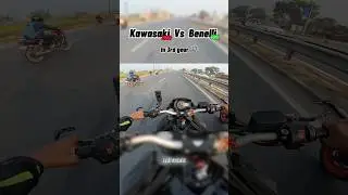 Kawasaki Z900 💀 Vs Benelli 600i ☠️ in 3rd Gear ⚙️  #trending #kawasaki #z900 #benelli #benelli600i