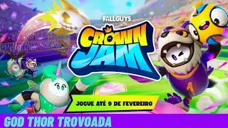 🔴God Thor Trovoadas 2.2 Jogando Fall guys Crown Jam  no fortnite,O novo modo, venha conferir ⚡⚡🤡🥹🤤 