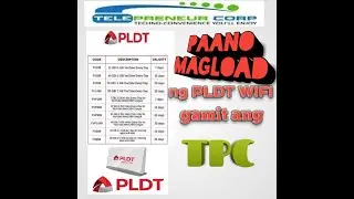 Paano magload ng PLDT Home Wifi gamit ang TPC I HOW TO LOAD PLDT WIFI USING TPC I step by step