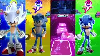 Sonic & Knuckles Play Baby Shark Trap Mix | Tiles Hop EDM Rush Gameplay