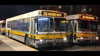 MBTA Bus Action (Night Edition)