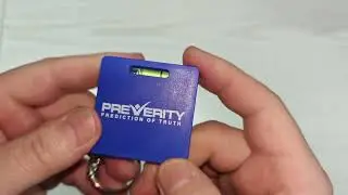 Measuring Tape Keychain With Level