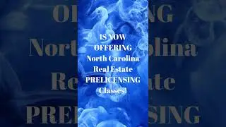 Select School of Real Estate is now offering North Carolina Prelicensing classes!