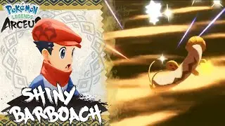Shiny Barboach Found Twice! Shiny Living Dex Series in Pokemon Legends Arceus