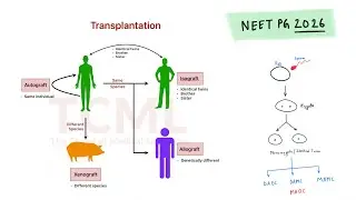 Autograft, Isograft, Allograft, Xenograft | Organ Transplantation | NEET PG 2026