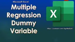 Multiple Regression in Excel Using Dummy Variable
