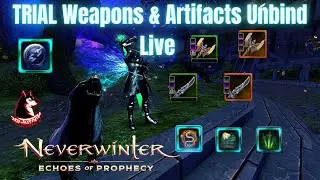 Neverwinter Mod 21 - TRIAL Weapons & Journals UNBIND & Sellable LIVE Unbind Showcase Northside
