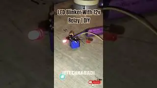 DIY Bike Indicator With 12v Relay | LED Blinking Circuit 🔥