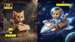 Cat Story: Mama Cat & Baby Cat Had Forgotten Treasure📦Magic of Imagination - A Lesson Originative