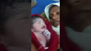 Cute little baby Angel with her mom 😍🥰 #shorts #cute #baby #newborn