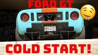 2006 Ford GT Cold Start Up and Rev - Heritage Editon