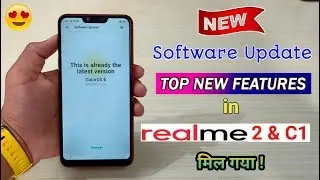 Finally! New Update Received in Realme 2 & C1 (New Features) VoWifi Calling, Both swipe Gesture