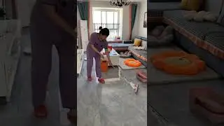 Folding sponge mop 😍 #mop #homecleaning #spongemop #flatmop #floorcleaning #householditems #pvamop