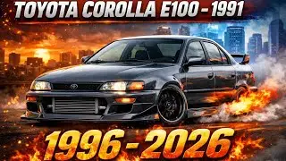 Toyota Corolla E100 - 1991 (1996 -2026) 🔥#aurax #toyota #toyotacorolla #evolution 
