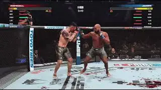 Jon Jones Knockouts Tom Aspinall Dream Fight