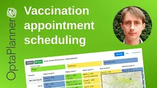 Vaccination appointment scheduling optimization with OptaPlanner