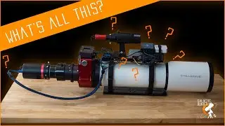 Cable management and accessories explained on our refractor telescope
