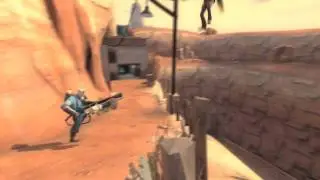 TF2 Sniper escapes dead by fighting for his life on Offblast