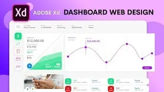Dashboard Web Design in Adobe XD | UI Design Tutorial | Design Weekly