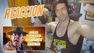 ¡Increíble Latino! Sargento Hartman, análisis doblaje - Nacido Para Matar @JeffarVlogs [Reacción]
