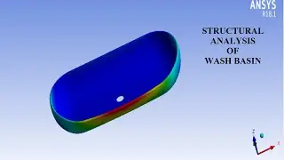 Wash Basin I Static Structural Analysis I Deformation | Stress Test | ANSYS Workbench
