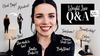 Weight Loss Q&A - 180lbs Lost, Motivation, Small Boobs, Postpartum Weight Loss?  | Half of Carla