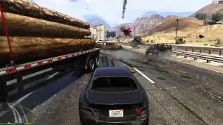 Grand Theft Auto V Slow, Mayhem Mod и Стреляем Машинами