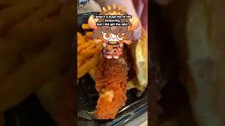 Dave's Hot Chicken Fallout Meal Review #vtuber #foodreview #vtuberclips #shorts