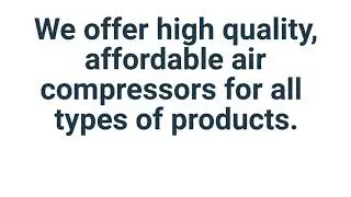 Large, Huge Air Compressor, Used Commercial and Industrial Air Compressors For Sale