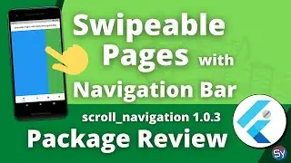 Swipeable Pages & Navbar QUICK & EASY with scroll_navigation Package