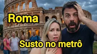 Quase perdemos tudo no metrô de Roma | Dicas essenciais para não passar por isso