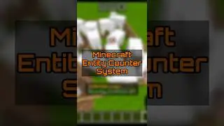Minecraft Entity Counter Command block System