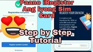 Tutorial for Sim Registration 2023 | How to Register your Sim Card | Jess Castro