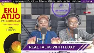 REAL TALKS WITH FLOXY WITH FLORENCE IBAHREMAN
