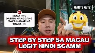 Step by step sa macau sa mga nag hahanap ng trabaho 