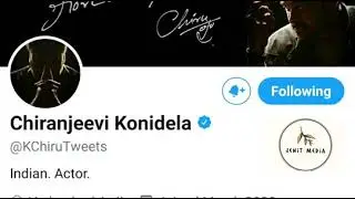 Megastar Chiranjeevi Twitter tweets