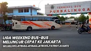 VIEW TERBAIK BUS-BUS MELUNCUR CEPAT KE JAKARTA 