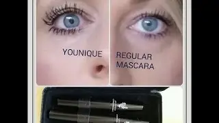 YOUNIQUE  3D FIBER LASHES - DEMO AND REVIEW