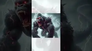 Incredible Animal Fusion: Giganotosaurus and Gorilla Hybrid #shorts #short